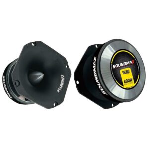 Soundmax SX-TA30 - Coppia  Tweeter Pro SPL Reiss 80mm  101dB Ferrite